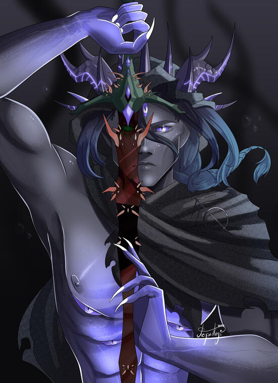 Aterius, Kaldorei dragon OC